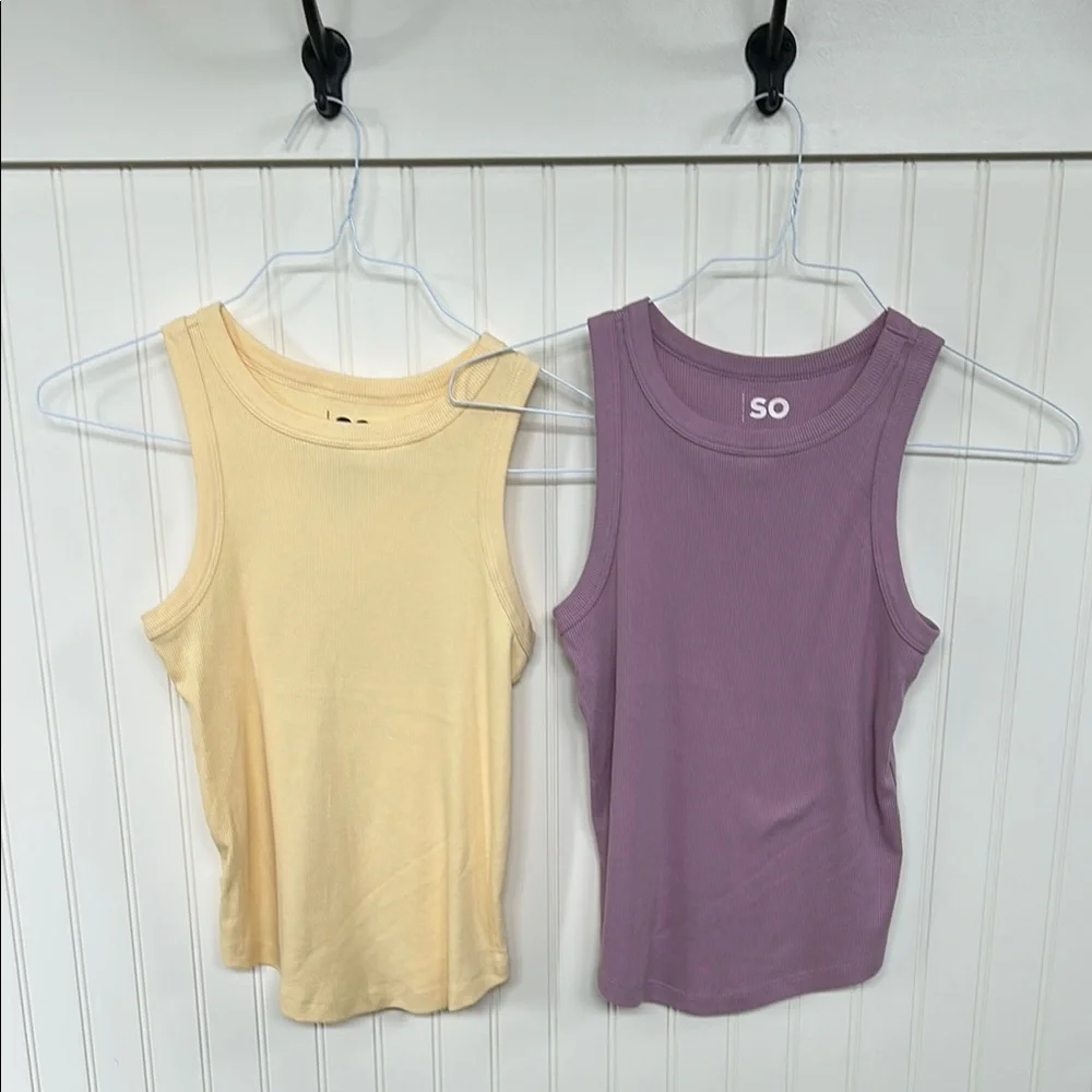Bundle 5 tank tops small and x-small Sleeveless Casual SO and A New Day - Picture 4 of 13